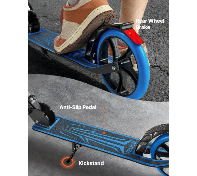 Vaikiškas paspirtukas su reguliuojamu rankena4