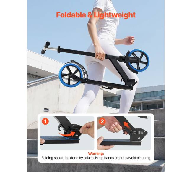 Vaikiškas paspirtukas su reguliuojamu rankena5