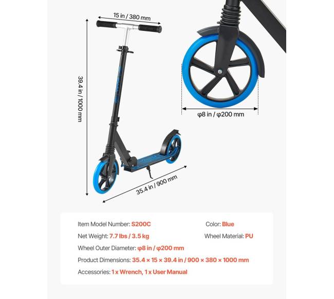 Vaikiškas paspirtukas su reguliuojamu rankena6