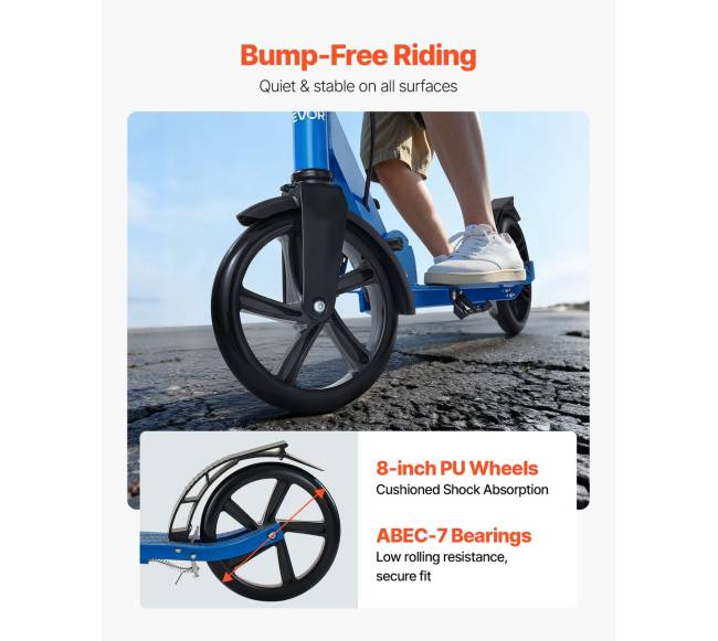 Vaikiškas paspirtukas su reguliuojamu vairu2