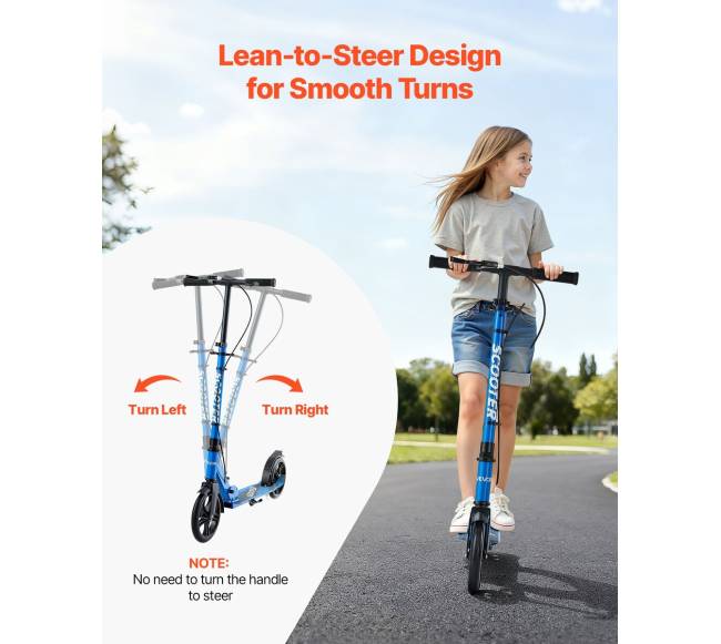 Vaikiškas paspirtukas su reguliuojamu vairu3