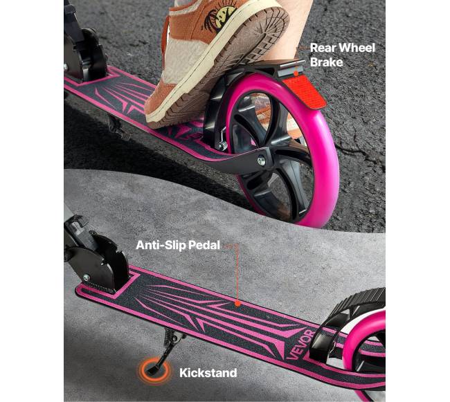 Vaikiškas paspirtukas su reguliuojamu vairu4