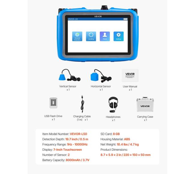 Vandens nutekėjimo detektorius vamzdynams6