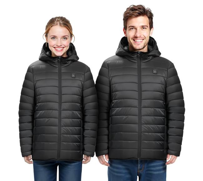 Vyriška šildoma striukė su 7,4 V baterija0