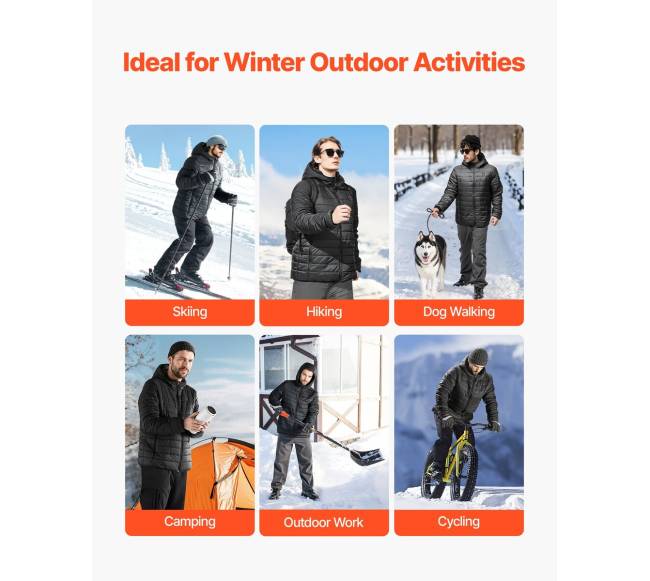 Vyriška šildoma striukė su 7,4 V baterija5