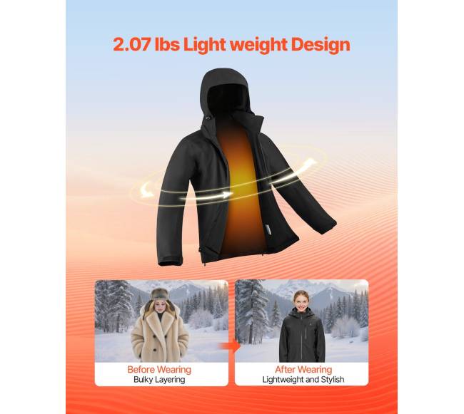 Vyriška šildoma striukė su baterija4