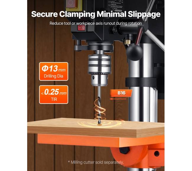 254 mm stalinis gręžimo presas su 550W varikliu4