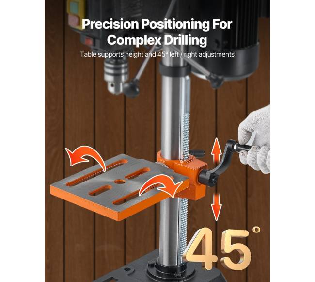 254 mm stalinis gręžimo presas su 550W varikliu5