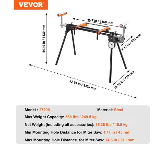 Sulankstomas plieninis stovas skersinėms pjūkloms6