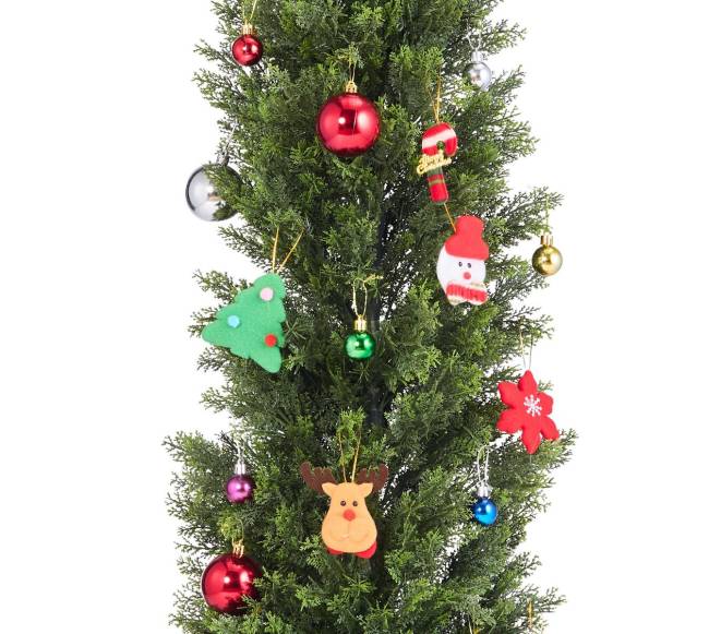 Dirbtinės tujų formos medžiai dekorui, 2 vnt.10