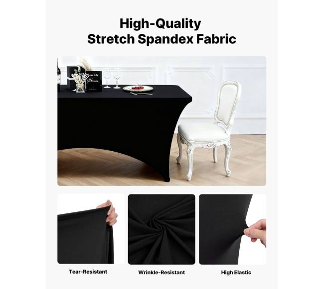 Stačiakampės staltiesės 6 vnt. rinkinio, 6ft2