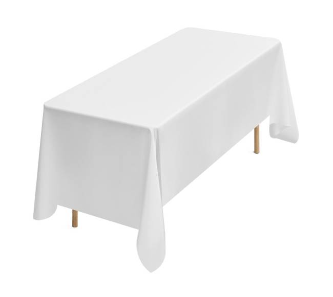 Balti stačiakampiai staltiesiai, 10 vnt rinkinys0