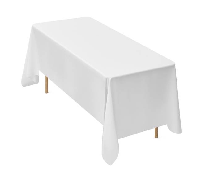 Balti stačiakampiai staltiesiai, 10 vnt rinkinys10