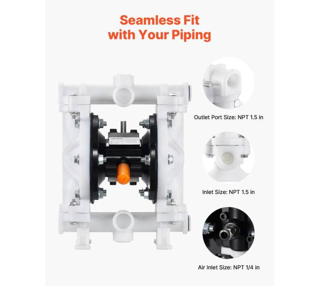 Oro varoma dviguba diafragminė pompa4