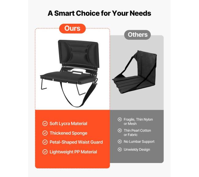 Sulankstoma tribūna kėdė su atrama2