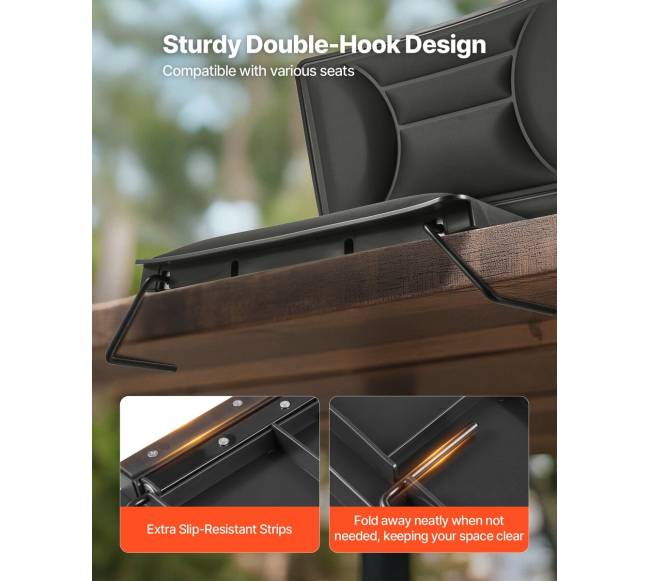 Sulankstoma tribūna kėdė su atrama4