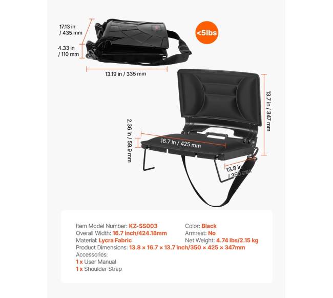 Sulankstoma tribūna kėdė su atrama6