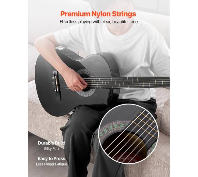 Klasikinė gitara 780 mm su priedais jauniesiems2