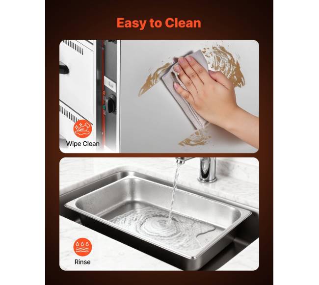 Elektrinės komercinės trijų stalčių šildytuvas5