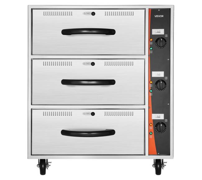 Elektrinės komercinės trijų stalčių šildytuvas8