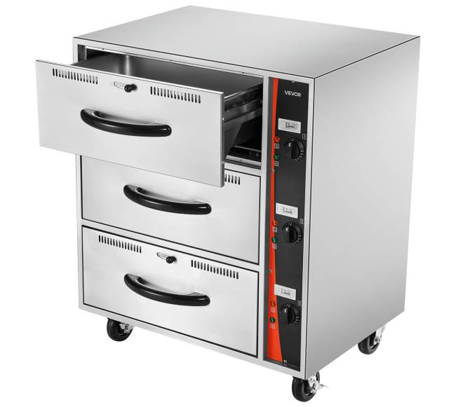 Elektrinės komercinės trijų stalčių šildytuvas10