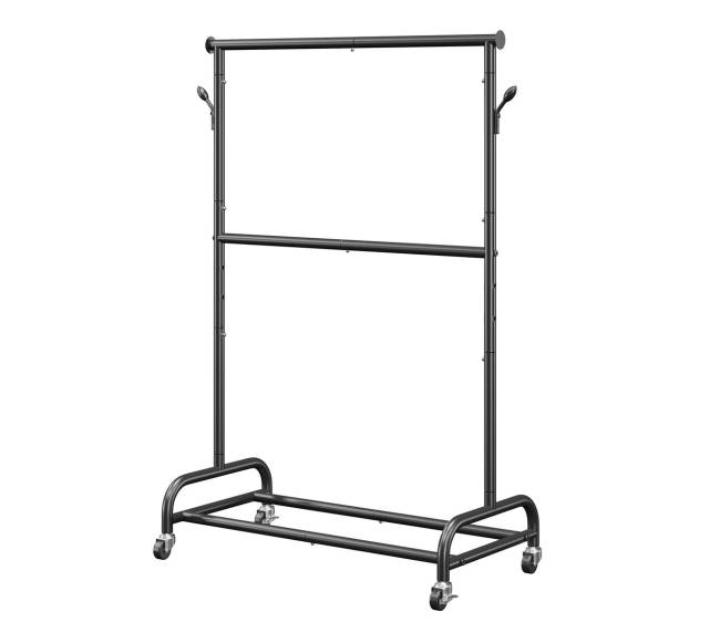 Drabužių kabykla su ratukais ir kabliukais8