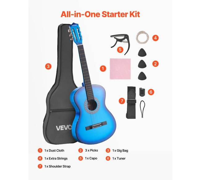 Klasikinė gitara pradedantiesiems, mėlyna6