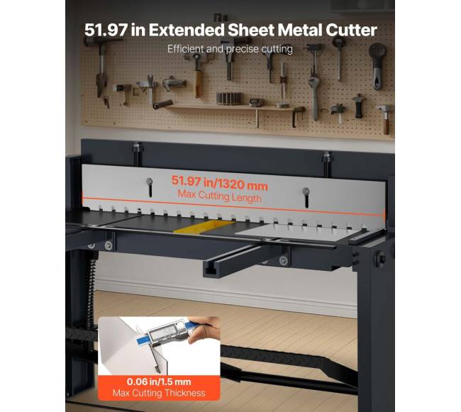 Rankinė metalo kirpimo giljotina 1320 mm pločio1