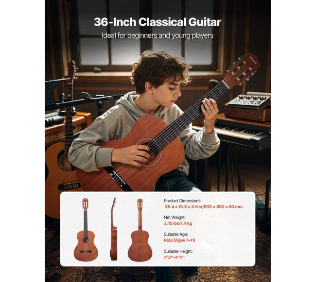 Klasikinė gitara su priedais5