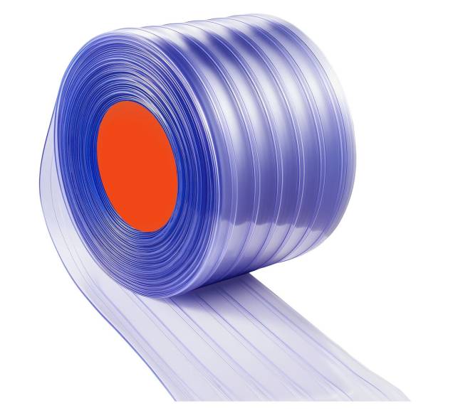 Skaidrios PVC juostų užuolaidos 30.8 m x 30.5 cm0