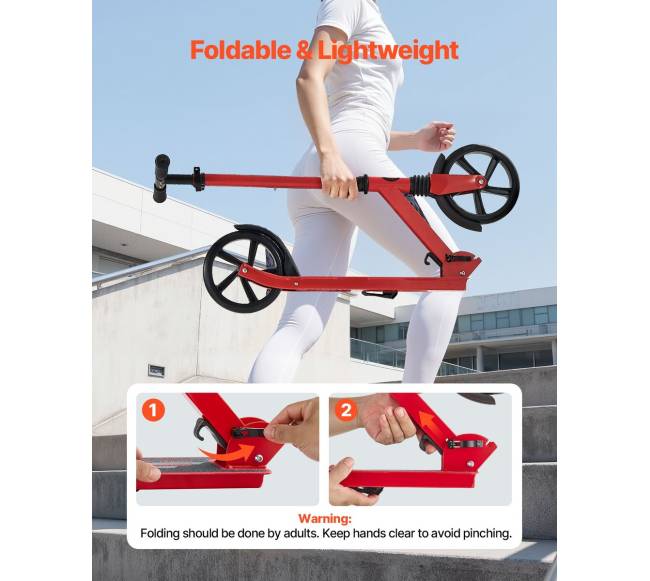 Vaikiškas paspirtukas su reguliuojama rankena5