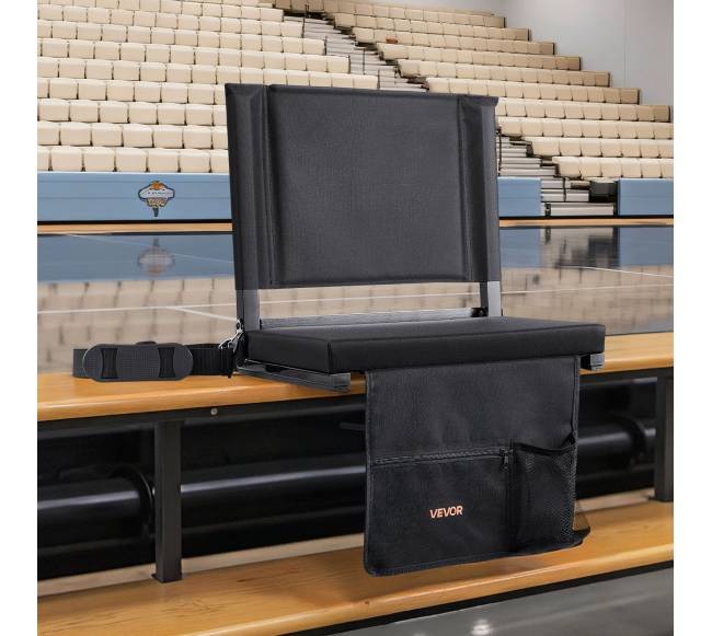 Juoda kėdė stadionui su atlošu7
