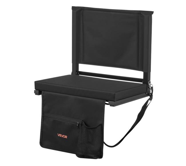 Juoda kėdė stadionui su atlošu10