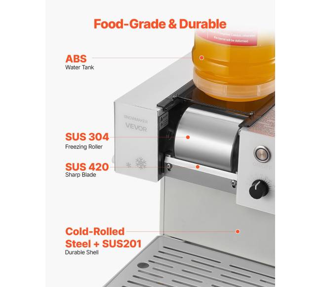 Snaigės ledo gaminimo mašina, 80 kg24 h5