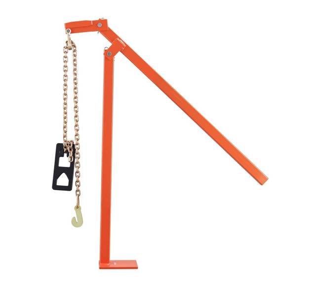 T stulpų traukiklis su grandine ir plokšte0