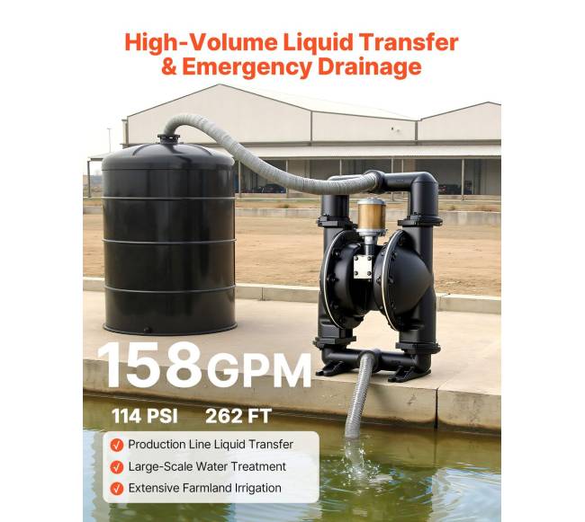 Pneumatinis dvigubas diafragminis siurblys2