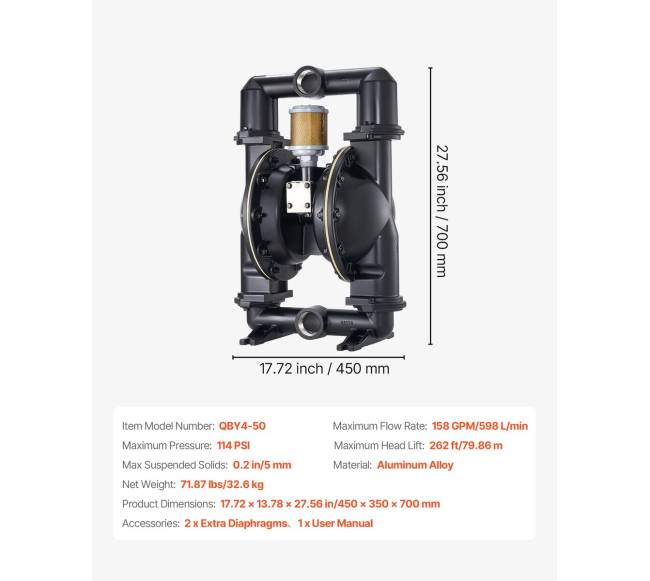 Pneumatinis dvigubas diafragminis siurblys6