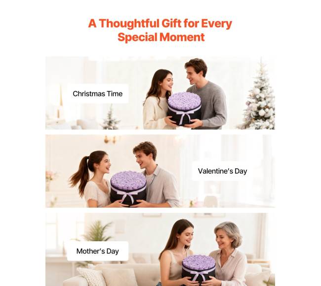 Rožės dėžutėje su amžinomis gėlėmis4