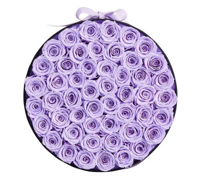 Rožės dėžutėje su amžinomis gėlėmis10