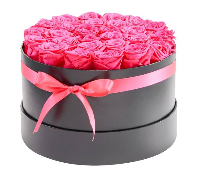 Amžinos rožės dėžutėje su 27 gėlėmis9