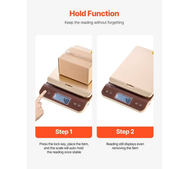 Skaitmeninės pašto svarstyklės, 40 kg, 2 g tikslumas4