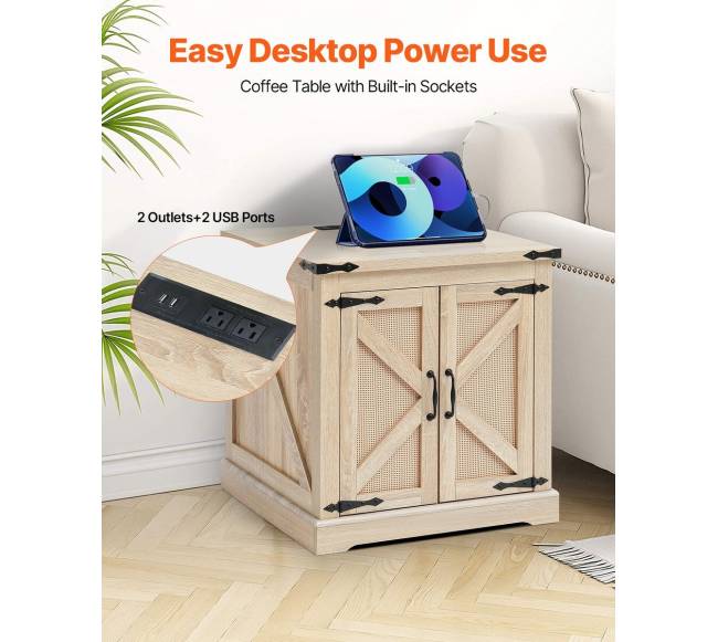 Rataninis kavos staliukas su dviem stalais3