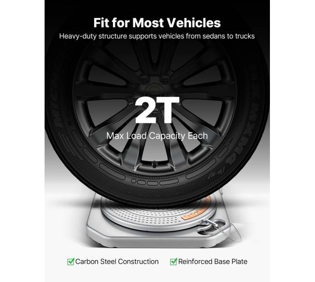 Ratų suvedimo plokštelės su 2 t galios2