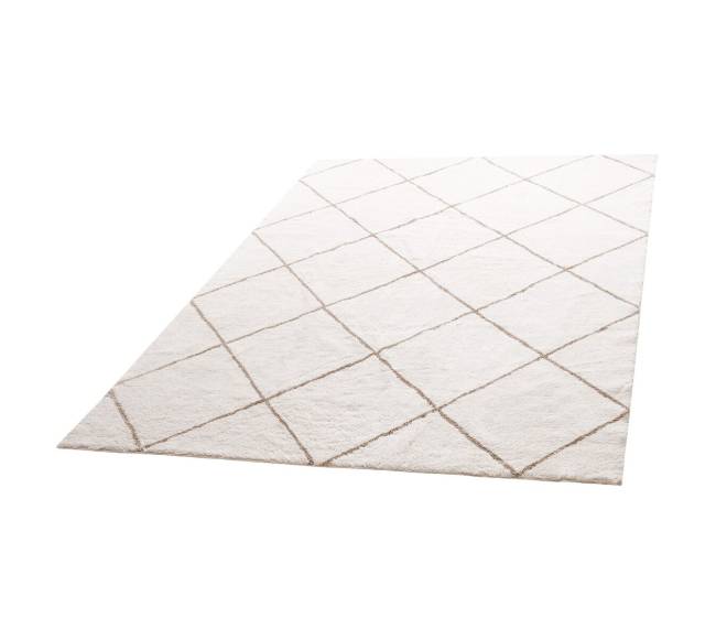 Pliušinis kilimas 2.44 x 3.05 m, be pieno vilnos, smėlio spalvos0