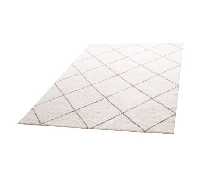 Pliušinis kilimas 2.44 x 3.05 m, be pieno vilnos, smėlio spalvos10