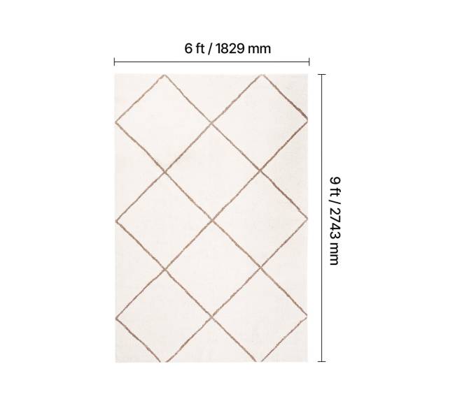 Vidaus pūkuotas kilimas 1.83 x 2.74 m1