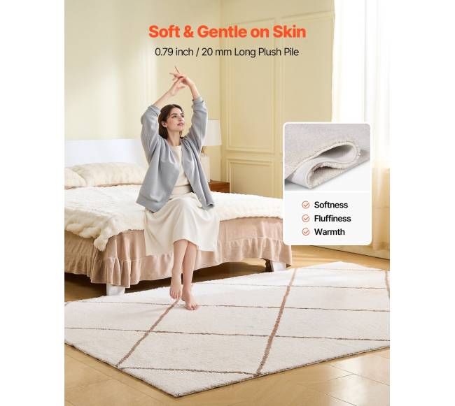 Vidaus pūkuotas kilimas 1.83 x 2.74 m3