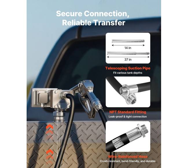 Kuro perkėlimo siurblys 12V DC 57 Lmin5