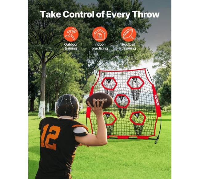 Futbolo metimo tinklas su 5 taikiniais1