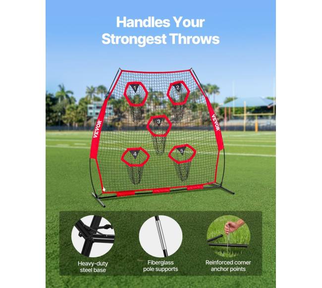 Futbolo treniruočių tinklas 2133.6 x 2133.6mm3